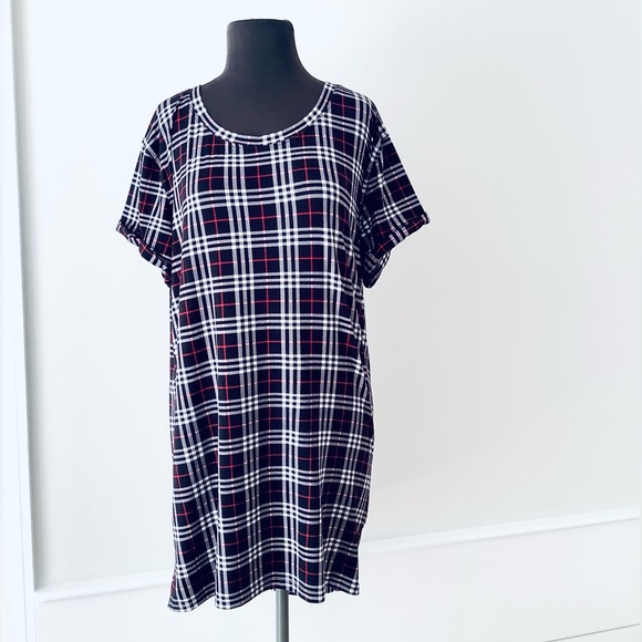 ❗️Macy’s Sunny Girl Plaid Mini Dress MSRP $68! - Picture 1 of 7